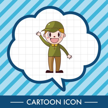 teslimatçı Tema öğeleri vektör, eps