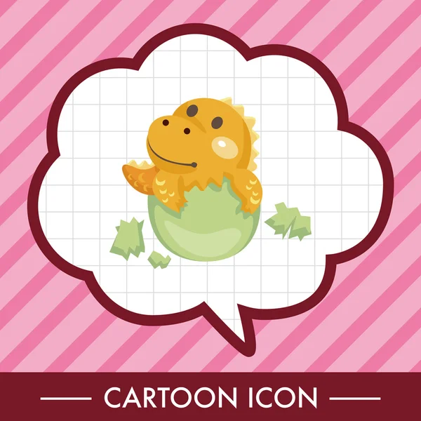 dinozor çizgi film Tema öğeleri