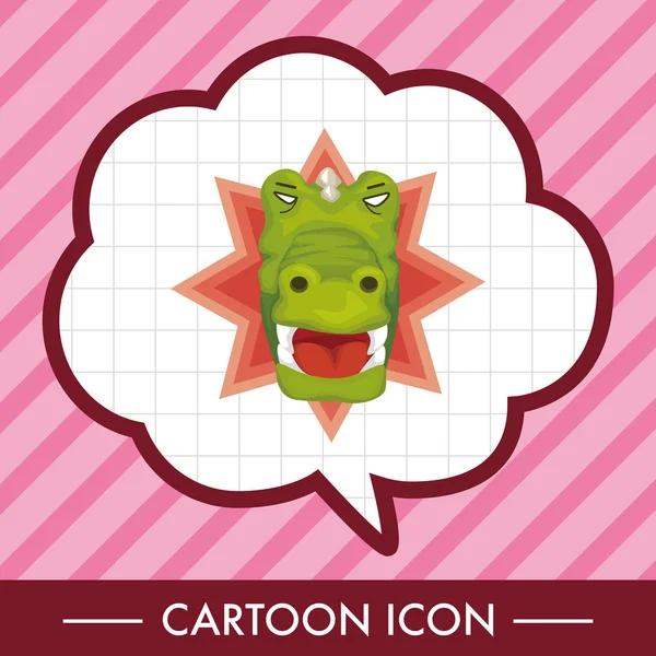 hayvan timsah çizgi film Tema öğeleri