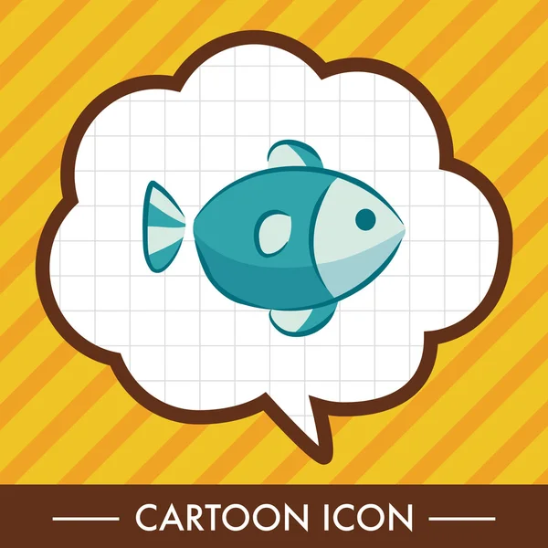 hayvan balık düz simgesi öğeleri