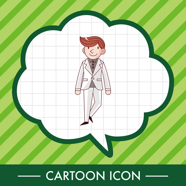 Erkek adam çizgi film Tema öğeleri