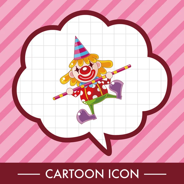 sirk palyaço Tema öğeleri