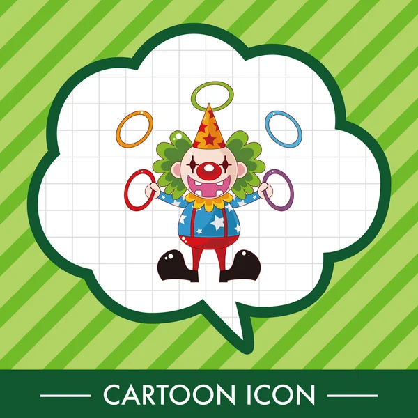 sirk palyaço Tema öğeleri