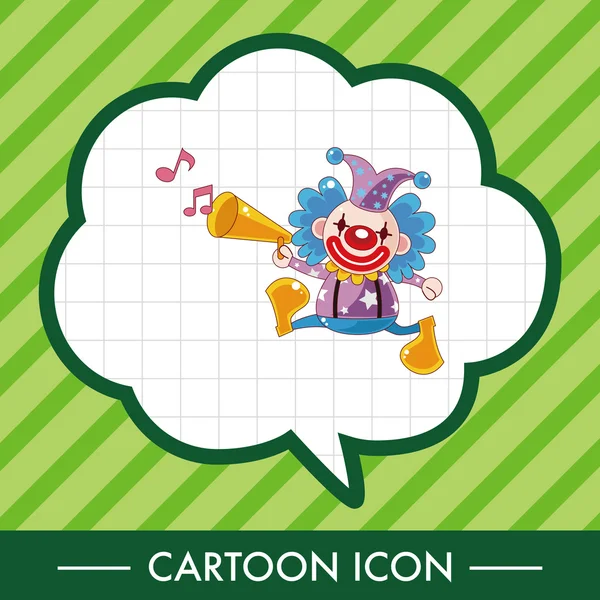 sirk palyaço Tema öğeleri