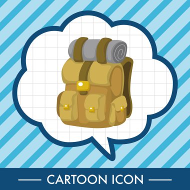 Ekipman sırt çantası Tema öğeleri seyahat