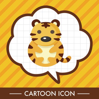 hayvan kaplan Tema öğeleri karikatür