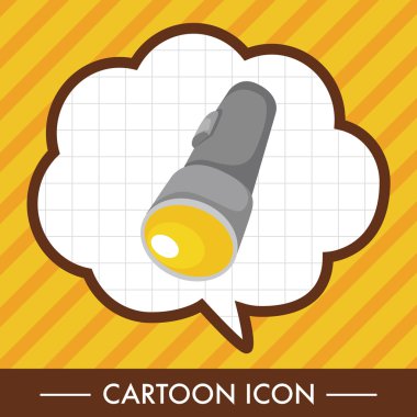 Ekipman el feneri Tema öğeleri seyahat