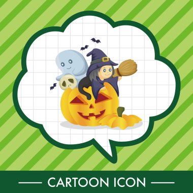 çizgi film Tema öğeleri cadı