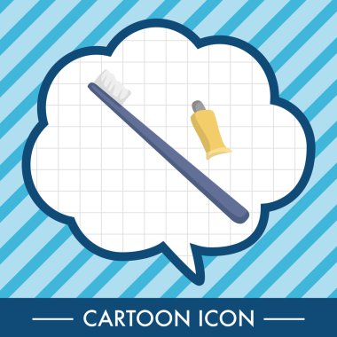 Ekipman diş fırçası Tema öğeleri seyahat