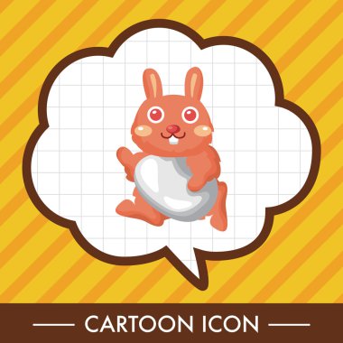 Paskalya tavşanı Tema öğesinin