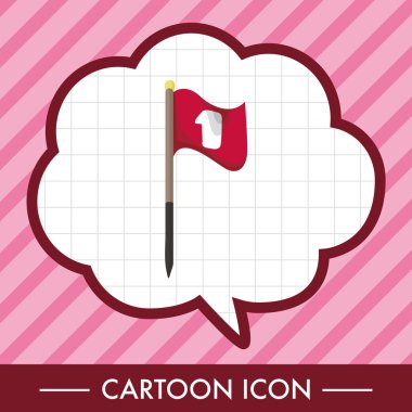 Golf ekipman Tema öğeleri