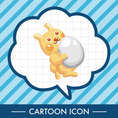 Paskalya tavşanı Tema öğesinin