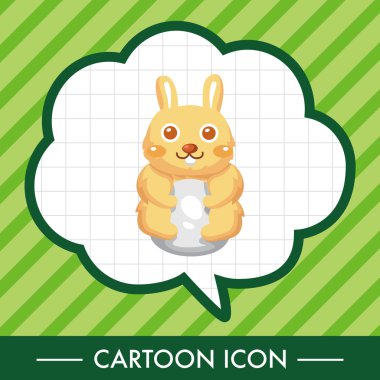 Paskalya tavşanı Tema öğesinin