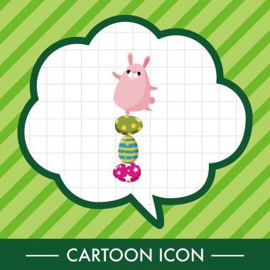 Paskalya tavşanı Tema öğesinin