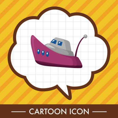 Ulaşım tekne Tema öğeleri