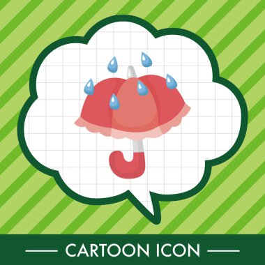 Hava yağmurlu bir gün Tema öğeleri