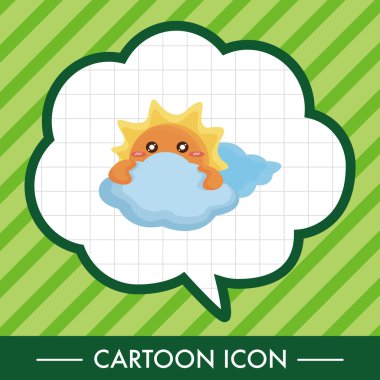 Hava güneşli gün Tema öğeleri