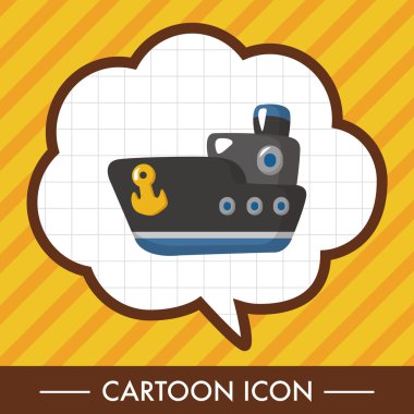 Ulaşım tekne Tema öğeleri