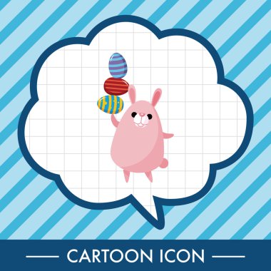 Paskalya tavşanı Tema öğesinin