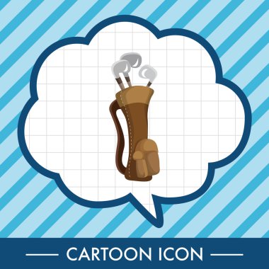 Golf ekipman Tema öğeleri