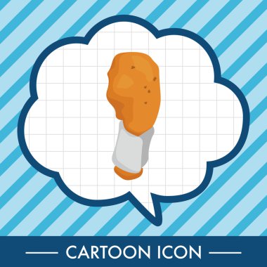 Kızarmış gıdalar Tema tavuk öğeleri