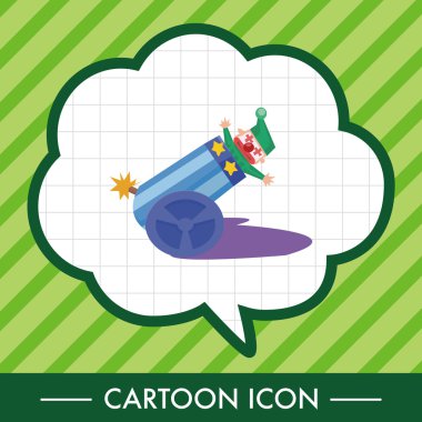 sirk tema palyaço öğeleri