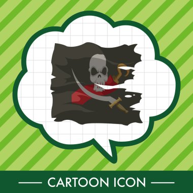 Korsan Tema öğeleri bayraklar