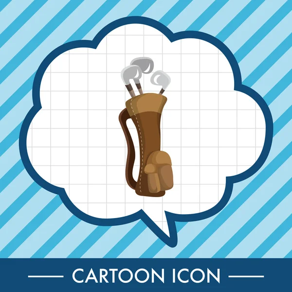 Golf ekipman Tema öğeleri