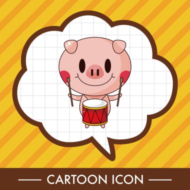 hayvan domuz oynarken