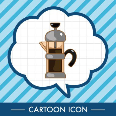 kahve su ısıtıcısı Tema öğeleri