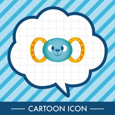 Bebek oyuncak çıngırak Tema öğeleri