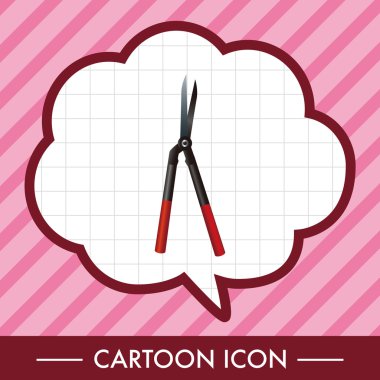 Bahçe makası Tema öğeleri