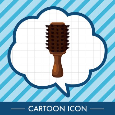 Saç ürünleri Tema tarak öğeleri