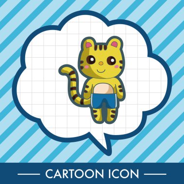 hayvan yaz çizgi film Tema öğeleri