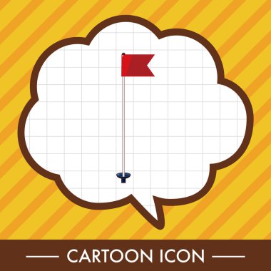 Golf ekipman Tema öğeleri