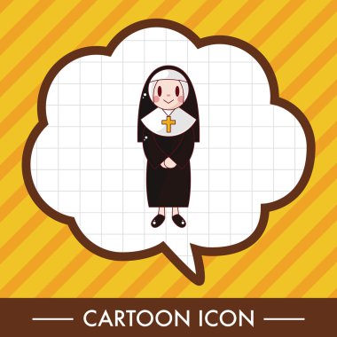 Papaz ve rahibe Tema öğeleri