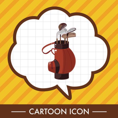 Golf ekipman Tema öğeleri