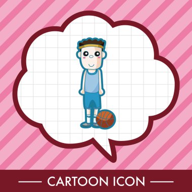 Basketbol oyuncu Tema öğeleri 