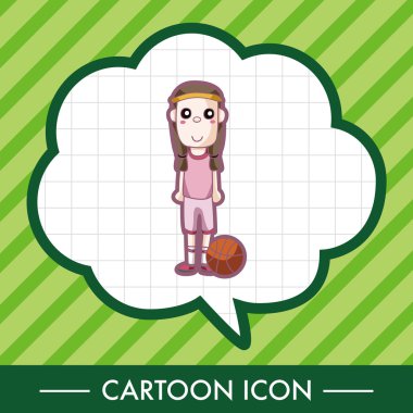 Basketbol oyuncu Tema öğeleri 