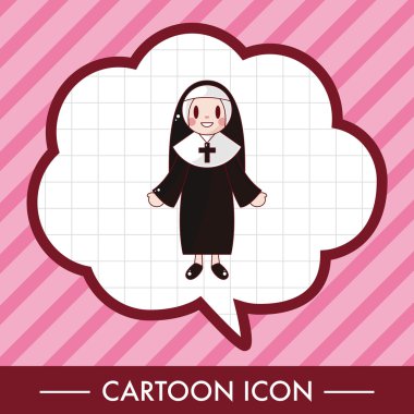 Papaz ve rahibe Tema öğeleri