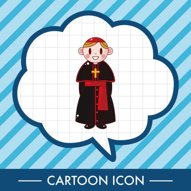 Papaz ve rahibe Tema öğeleri