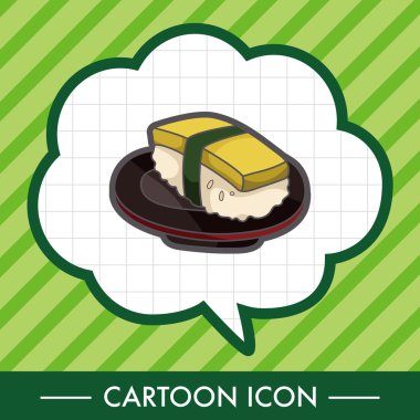 Japon yemek suşi Tema öğeleri