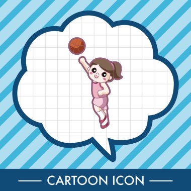 Basketbol oyuncu Tema öğeleri 