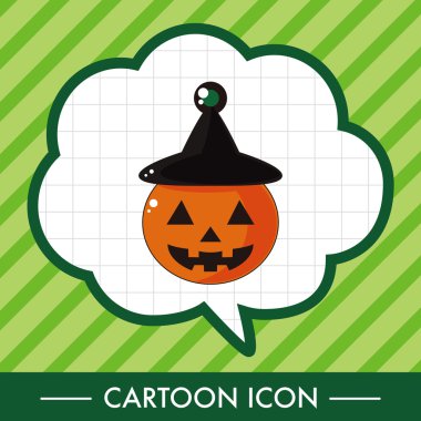 Cadılar Bayramı Balkabağı Tema öğeleri