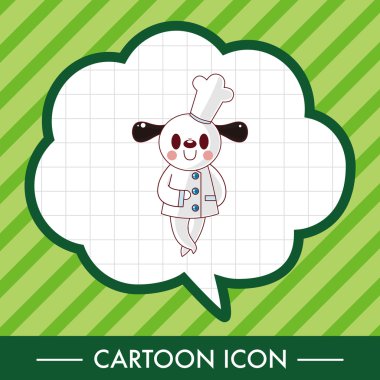 hayvan Şef çizgi film Tema öğeleri