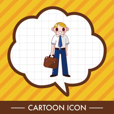 Öğrenci çizgi film Tema öğeleri