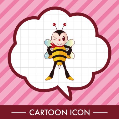 Arı çizgi film Tema öğeleri