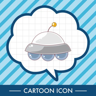 Uzay ufo Tema öğeleri