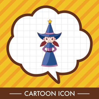 çizgi film Tema öğeleri cadı