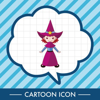 çizgi film Tema öğeleri cadı